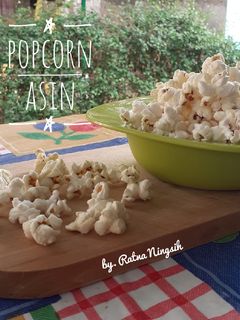 Foto resep Popcorn Asin