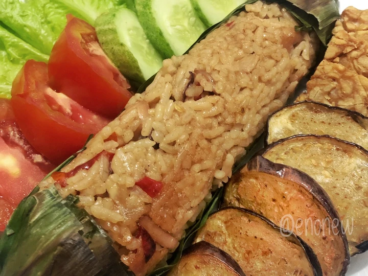 Cara Mudah Membuat Resep Nasi Bakar Cumi Pedas yang Enak Banget Anti Ribet, Sempurna