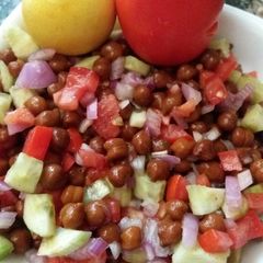 A picture of Chana Chaat.