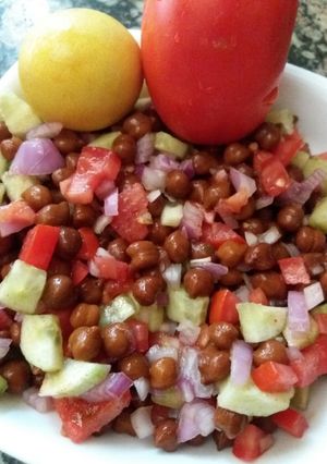 A picture of Chana Chaat.