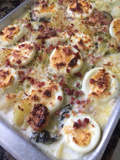 Una foto de Col gratinada 🥬