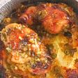 Pollo en salsa de miel y mostaza