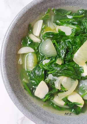 Foto resep Ca Bayam Jepang / Horenso