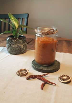 Foto resep Sambal tomat teri daun jeruk