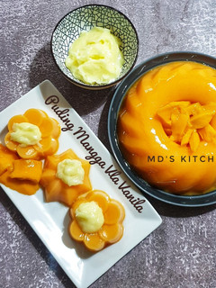Foto resep Puding Mangga Vla Vanilla