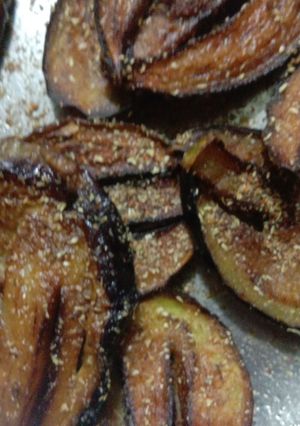 A picture of Deep fry bringel.
