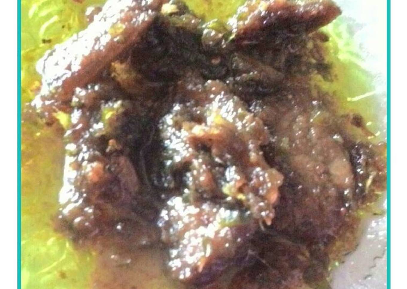Daging kambing bumbu kuning