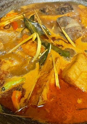 Foto resep Ayam Tahu bumbu kuah kuning