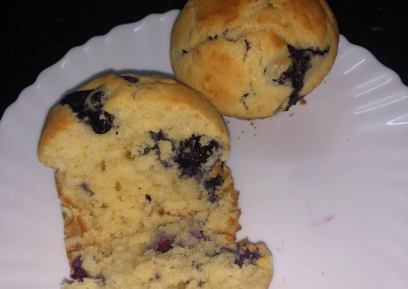 Blueberry lemon muffins 🥰