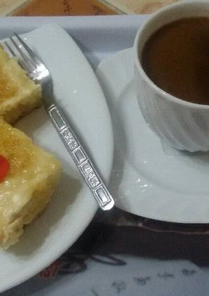 صورة لوصفة بسبوسة كاروهات