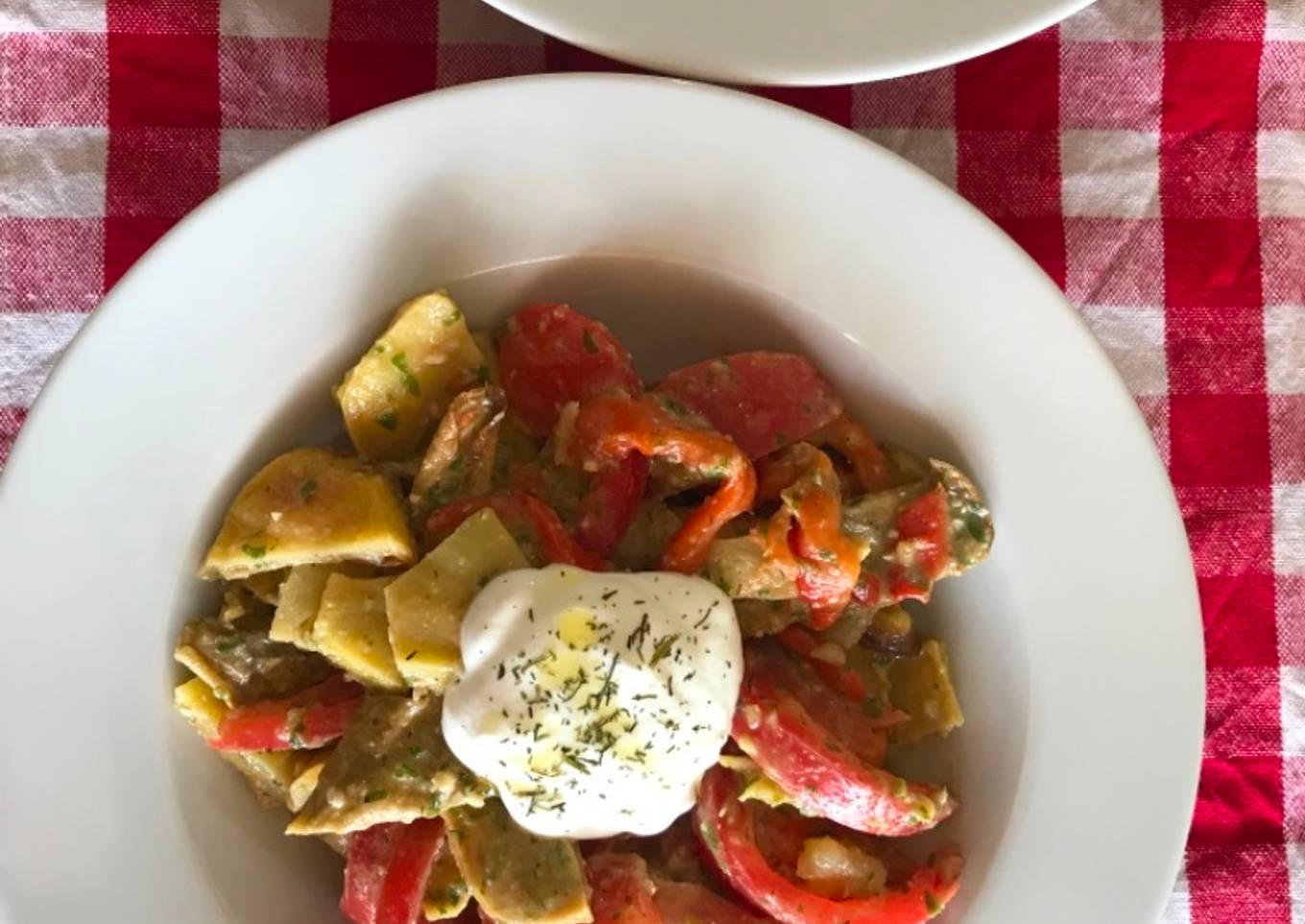 Ensalada de berenjena asada