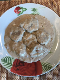 Una foto de Solomillo de cerdo con salsa de paté