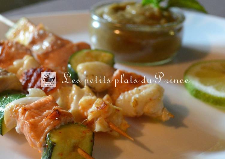 Recette Des Brochettes de poisson