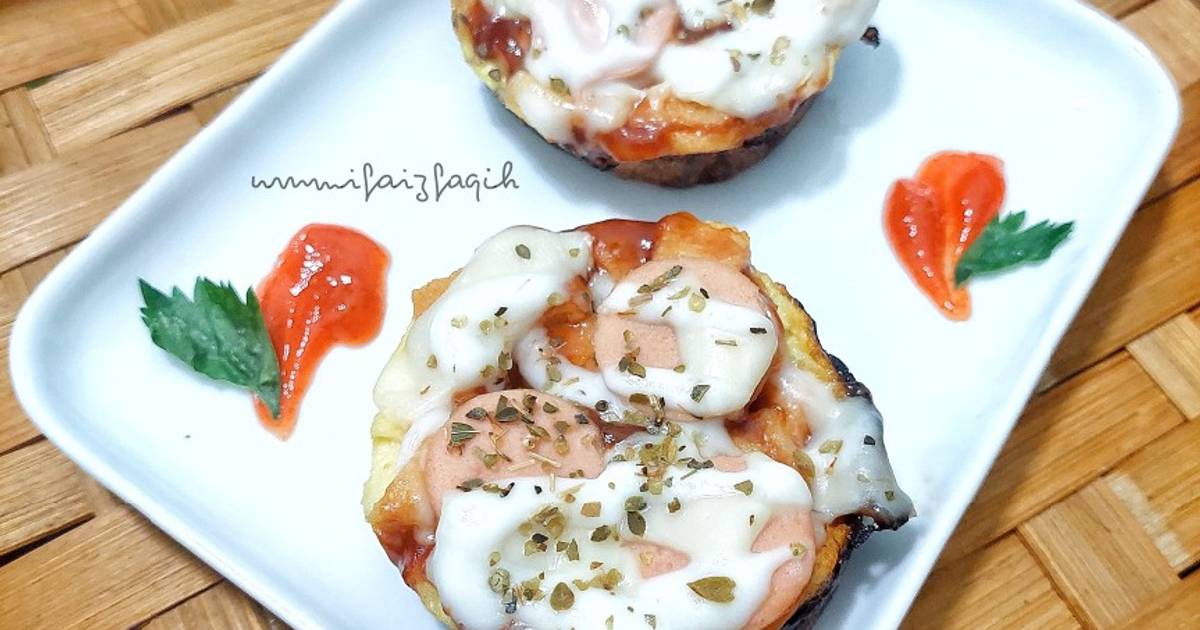 Resep Pizza Mini Pinggiran Roti Tawar Oleh Laily Agustien