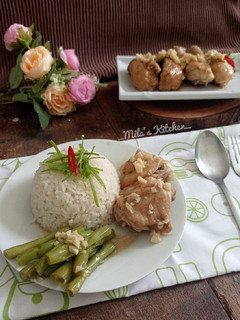 Foto resep Nasi Hainan Rice Cooker