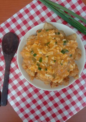 Foto resep Ayam Saus Telur Asin