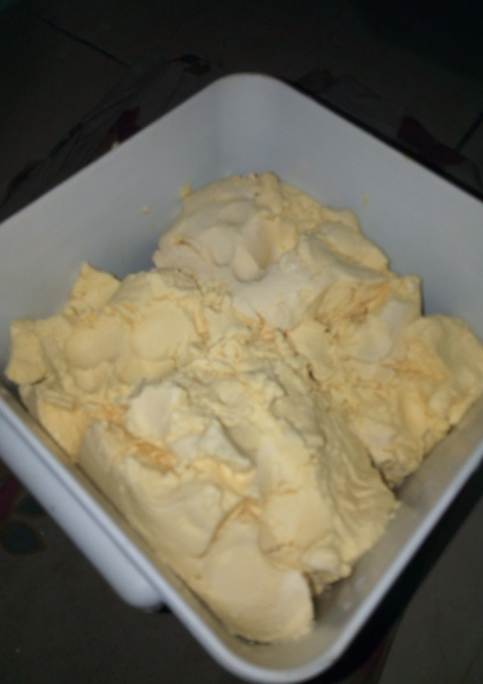 A picture of Raw Pap made from scratch.