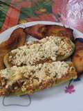 Calabacines rellenos con sardinas
