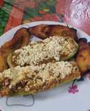 Calabacines rellenos con sardinas