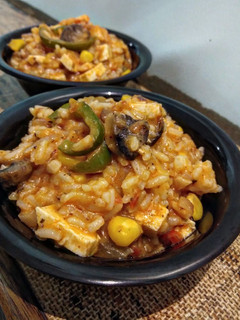 A picture of Mexican Rice.