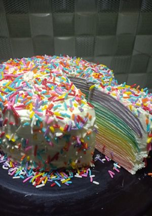 Foto resep Rainbow Millecrepes