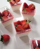 Pannacotta dâu tây