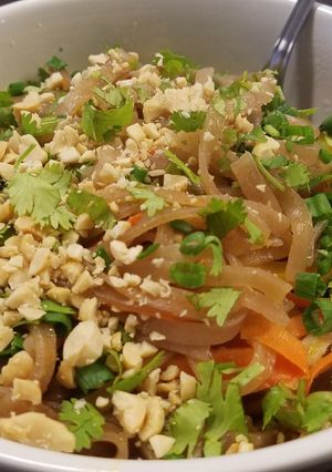 A picture of Vegan or Vegetarian Phad Thai.