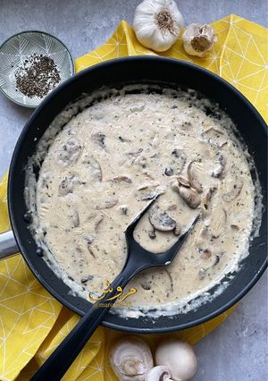 صورة لوصفة صوص الفطر الكريمي | Creamy Mushroom Sauce