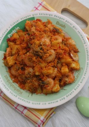 Foto resep Udang Singkong Sambal Kelapa #SeninSemangat