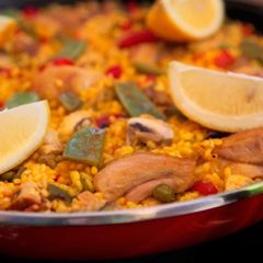 A picture of Paella.