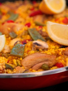 A picture of Paella.