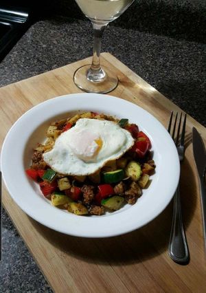 A picture of Breakfast Potato and Sausage Hash (4 dinner).