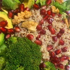 Quinoa Pomegranate Salad A picture of Quinoa Pomegranate Salad.
