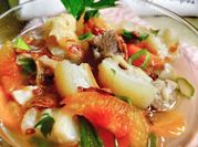 Gambar sop kikil sapi
