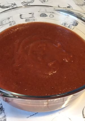 Une photo de Compote de quetsches et pomme