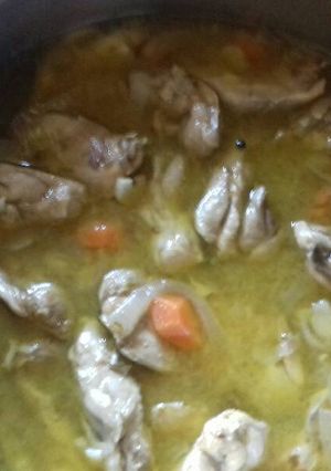 Una foto de Pollo en escabeche