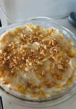 A picture of Maja Blanca.