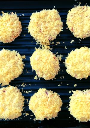 Hình của món Chả khoai chiên xù | Chả khoai lang + khoai mỡ tím | Món chay.