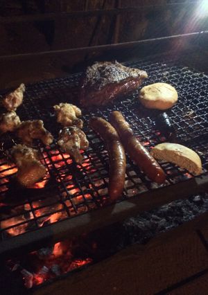 Una foto de Asado de término de vacaciones 😕😣😩😭