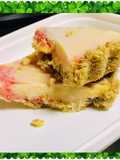 No bake mango pie with digestive biscuits crust