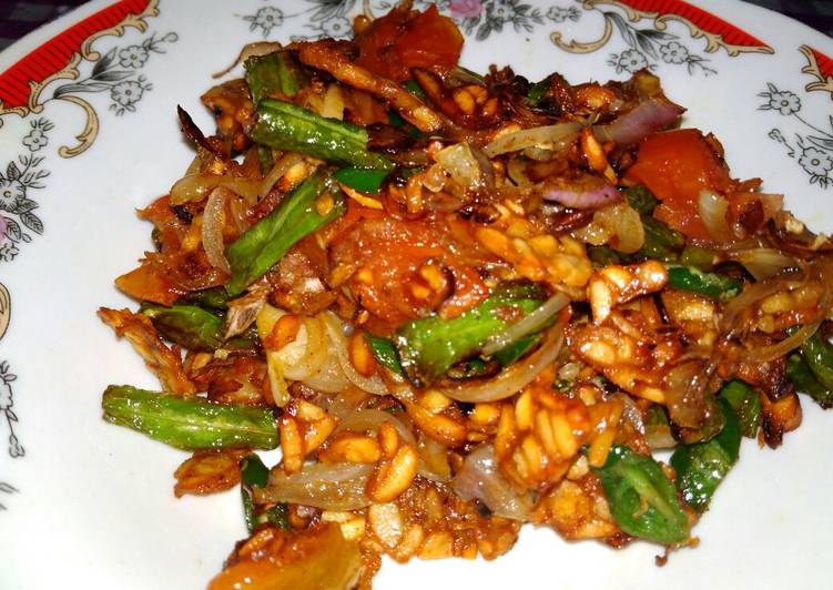 Resep Fried French Bean Tempe Sambal Ijo yang Lezat Sekali