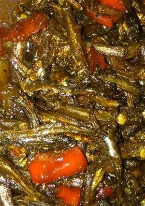 Foto resep Ikan teri (kaholeo) masak asam khas buton sulawesi