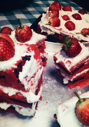 Foto resep Double coklat Redvelvet kukus