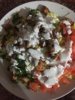 صورة لوصفة شاورما مع رز