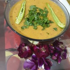 A picture of Plain Kadhi without Pakora.