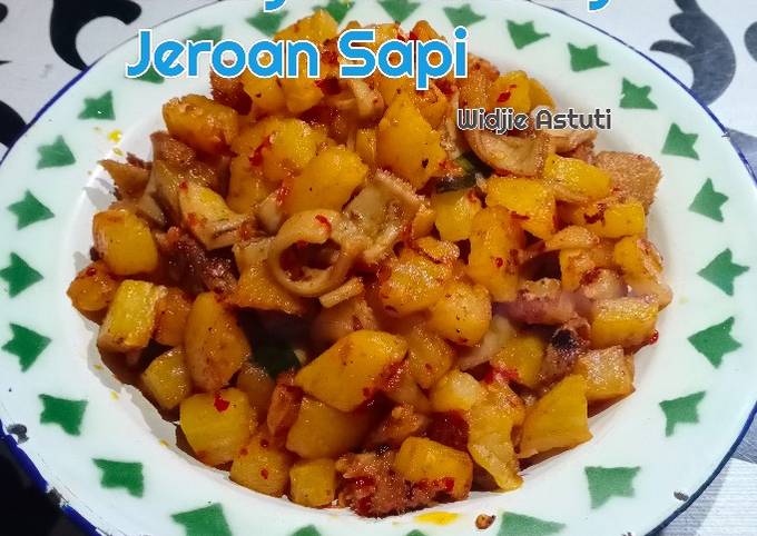 Cara Gampang Menyiapkan Sambal Goreng Kentang Jeroan Sapi Anti Gagal