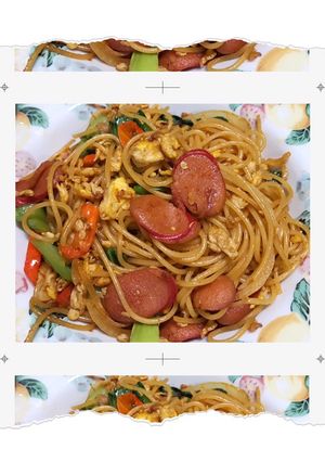 Foto resep Spaghetti Tek Tek