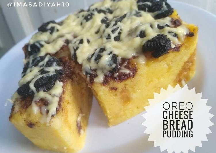 Oreo Cheese Bread Pudding