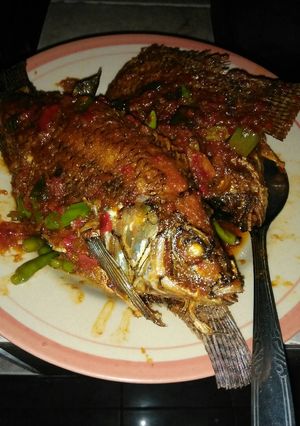 Foto resep Mujair kecap pedas rawit utuh