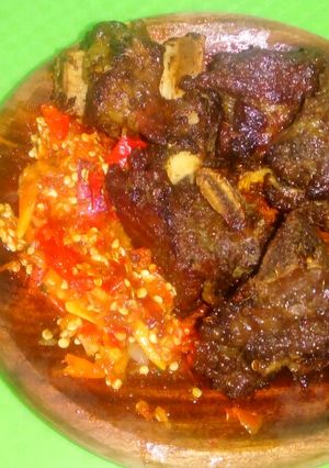 Foto resep Iga bakar penyet ala mirza